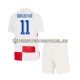 Marcelo Brozovic 11 Trikot Kroatien Kinder Heimausrüstung Euro 2024 Kurzarm