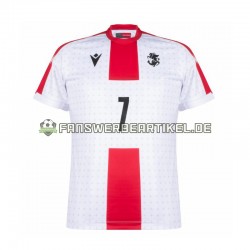 Georgia Kvaratskhelia 7 Trikot Herren Heimausrüstung Euro 2024 Kurzarm