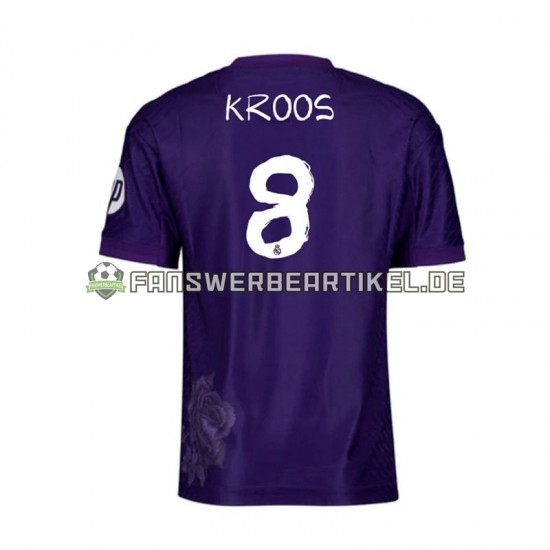 KROOS 8 Y-3 Trikot Real Madrid Herren Viertes ausrüstung Lila 2023-2024 Kurzarm