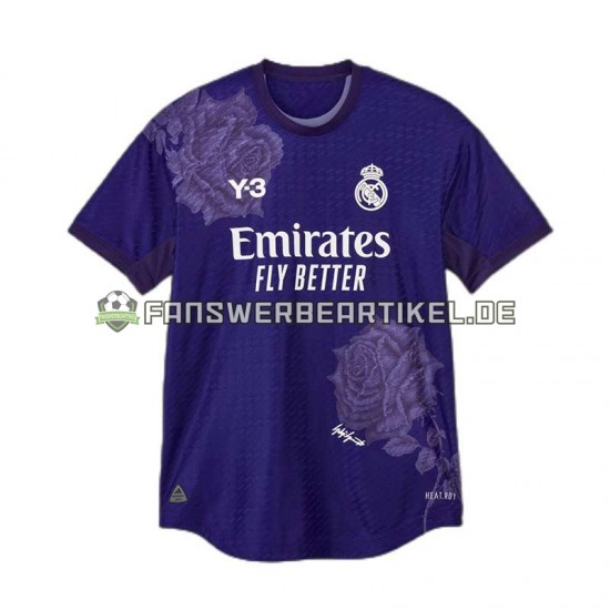 KROOS 8 Y-3 Trikot Real Madrid Herren Viertes ausrüstung Lila 2023-2024 Kurzarm