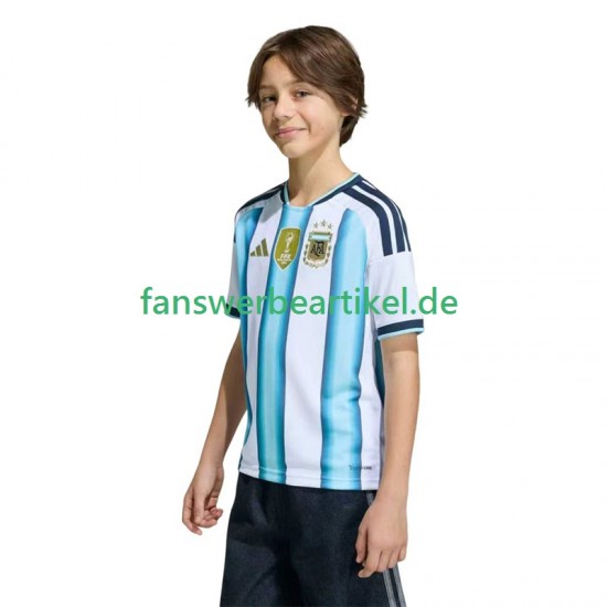 Trikot Argentinien Kinder Heimausrüstung WM 2026 Kurzarm