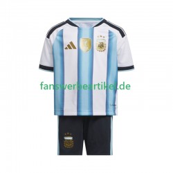 Trikot Argentinien Kinder Heimausrüstung WM 2026 Kurzarm