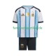 Trikot Argentinien Kinder Heimausrüstung WM 2026 Kurzarm