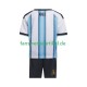 Trikot Argentinien Kinder Heimausrüstung WM 2026 Kurzarm