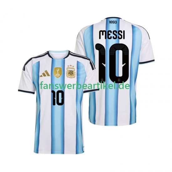 Lionel Messi 10 Trikot Argentinien Herren Heimausrüstung WM 2026 Kurzarm
