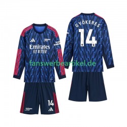Gyokeres 14 Trikot Arsenal Kinder Auswärtsausrüstung 2025-2026 Langarm