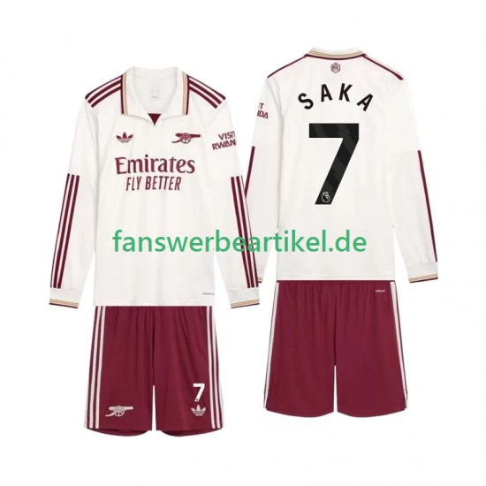 Saka 7 Trikot Arsenal Kinder Ausweich ausrüstung 2025-2026 Langarm