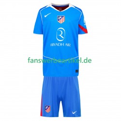 Trikot Atlético Madrid Kinder Ausweich ausrüstung 2025-2026 Kurzarm