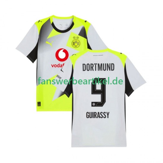 Serhou Guirassy 9 Trikot Borussia Dortmund Herren Auswärtsausrüstung 2025-2026 Kurzarm