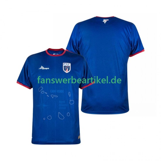 Cape Verde Trikot Herren Heimausrüstung 2024-2025 Kurzarm