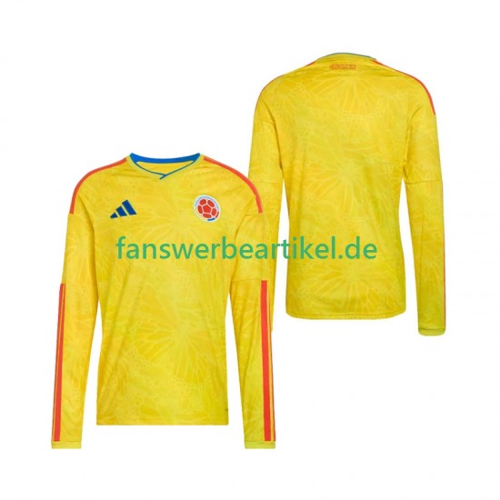 Trikot Kolumbien Herren Heimausrüstung WM 2026 Langarm