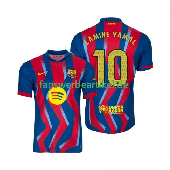 Lamine Yamal 10 Trikot FC Barcelona Herren Viertes ausrüstung 2025-2026 Kurzarm
