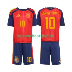 Lamine Yamal 10 Trikot Spanien Kinder Heimausrüstung WM 2026 Kurzarm
