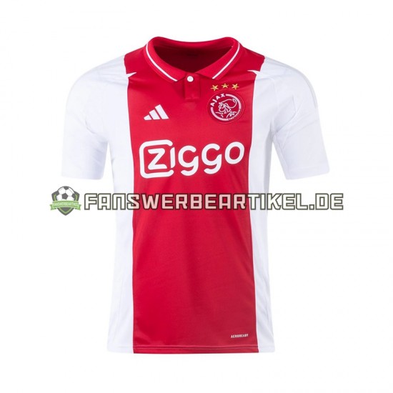 Trikot Ajax Amsterdam Herren Heimausrüstung 2024-2025 Kurzarm