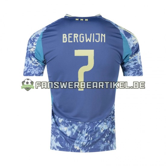 Steven Bergwijn 7 Trikot Ajax Amsterdam Herren Auswärtsausrüstung 2024-2025 Kurzarm