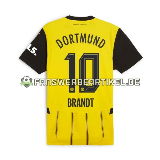 Julian Brandt 10 Trikot Borussia Dortmund Herren Heimausrüstung 2024-2025 Kurzarm