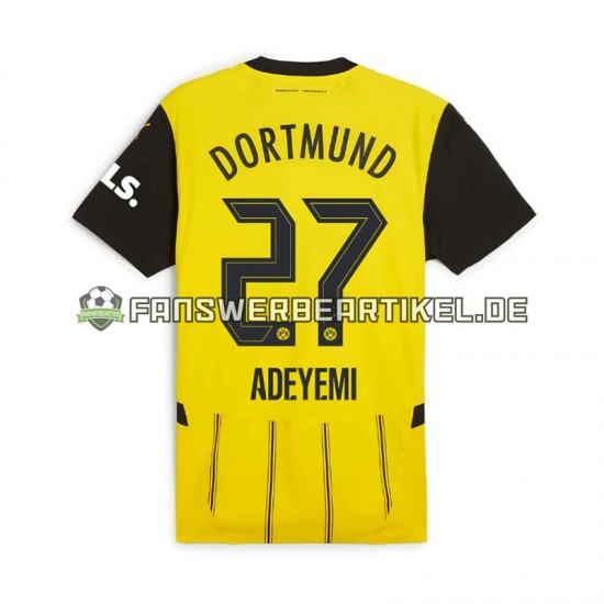 Karim Adeyemi 27 Trikot Borussia Dortmund Herren Heimausrüstung 2024-2025 Kurzarm