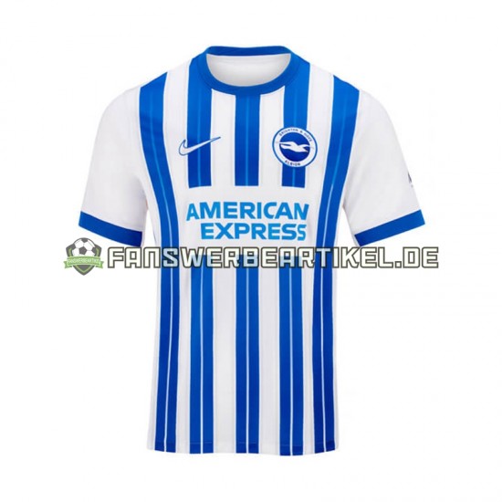 Trikot Brighton Hove Albion Herren Heimausrüstung 2024-2025 Kurzarm