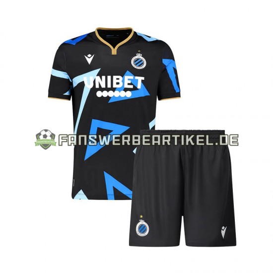 Trikot Club Brugge Kinder Viertes ausrüstung 2023-2024 Kurzarm