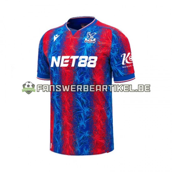 Trikot Crystal Palace Herren Heimausrüstung 2024-2025 Kurzarm