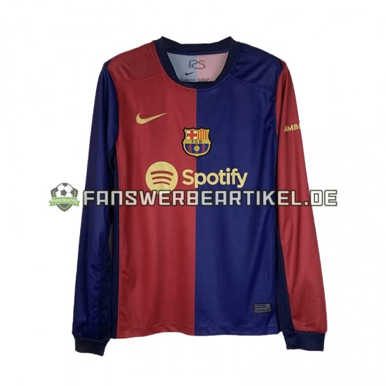 Trikot FC Barcelona Herren Heimausrüstung 2024-2025 Langarm