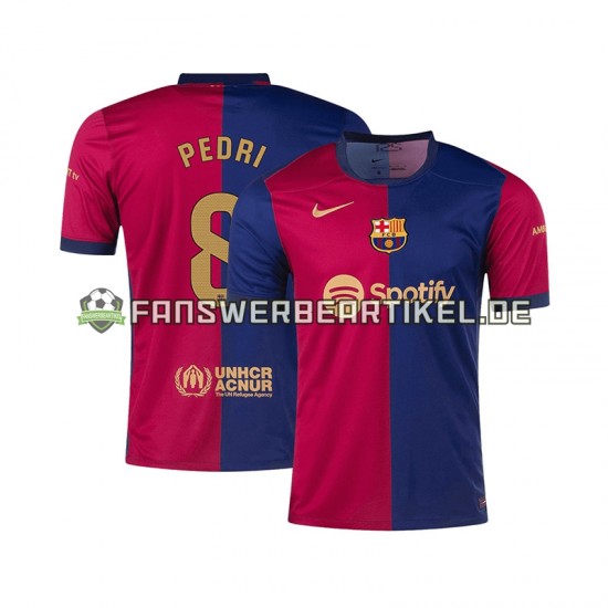 PEDRI 8 Trikot FC Barcelona Herren Heimausrüstung 2024-2025 Kurzarm