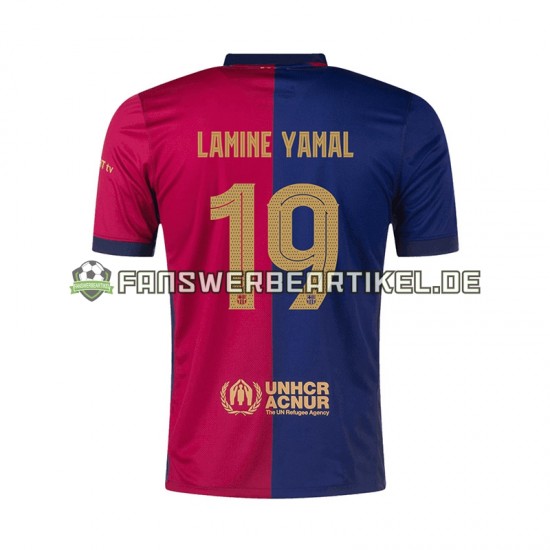 UCL Font Lamine Yamal 19 Trikot FC Barcelona Herren Heimausrüstung 2024-2025 Kurzarm