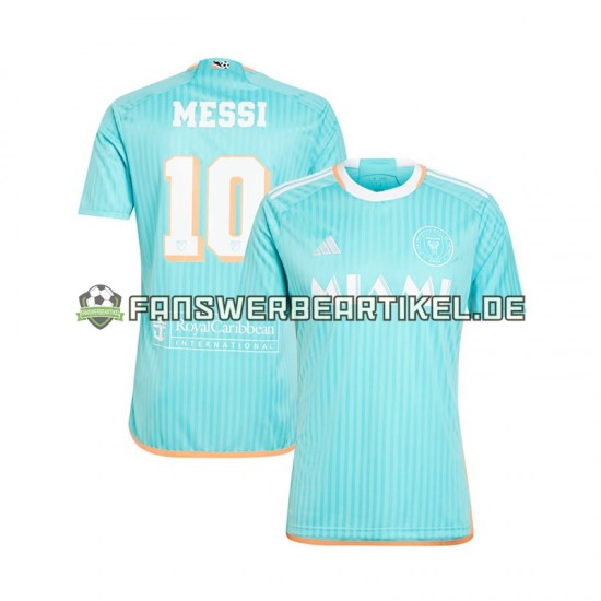 Lionel Messi 10 Trikot Inter Miami Herren Ausweich ausrüstung 2024-2025 Kurzarm