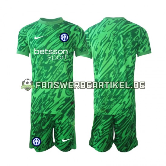 Torwart Trikot Inter Mailand Kinder Heimausrüstung 2024-2025 Kurzarm