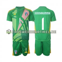 Donnarumma 1 Torwart Trikot Italien Kinder Auswärtsausrüstung Euro 2024 Kurzarm
