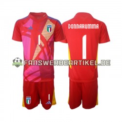 Donnarumma 1 Torwart Trikot Italien Kinder Ausweich ausrüstung Euro 2024 Kurzarm