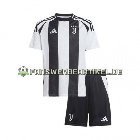 Trikot Juventus Turin Kinder Heimausrüstung 2024-2025 Kurzarm