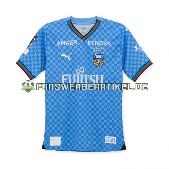 Trikot Kawasaki Frontale Herren Heimausrüstung 2024-2025 Kurzarm