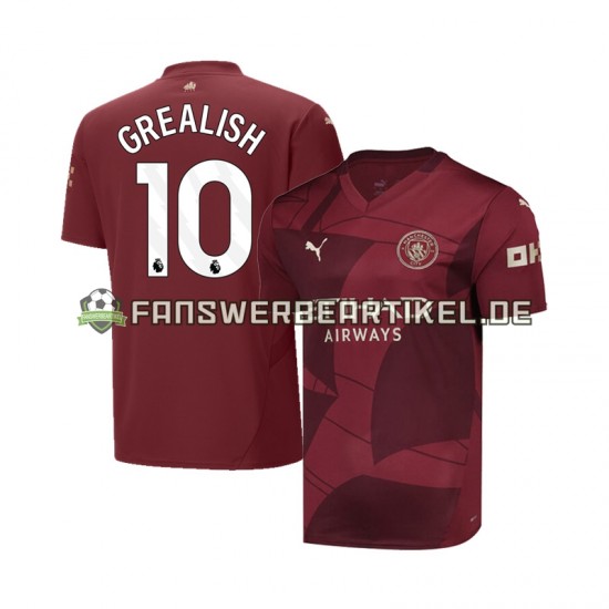 Jack Grealish 10 Trikot Manchester City Herren Ausweich ausrüstung 2024-2025 Kurzarm