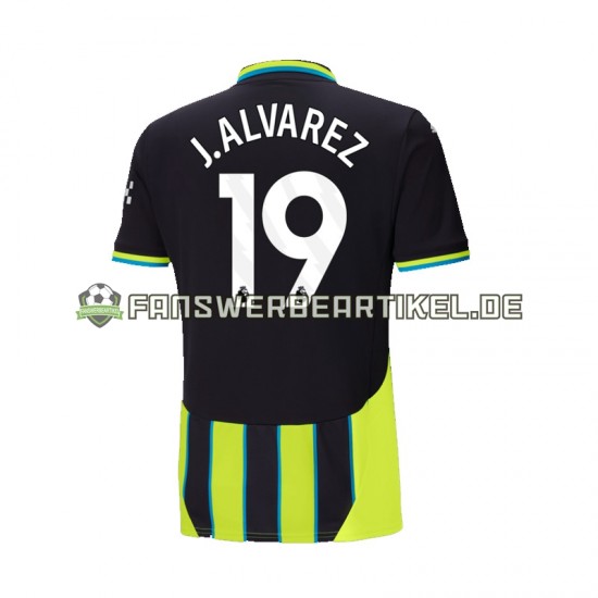 Julian Alvarez 19 Trikot Manchester City Herren Auswärtsausrüstung 2024-2025 Kurzarm