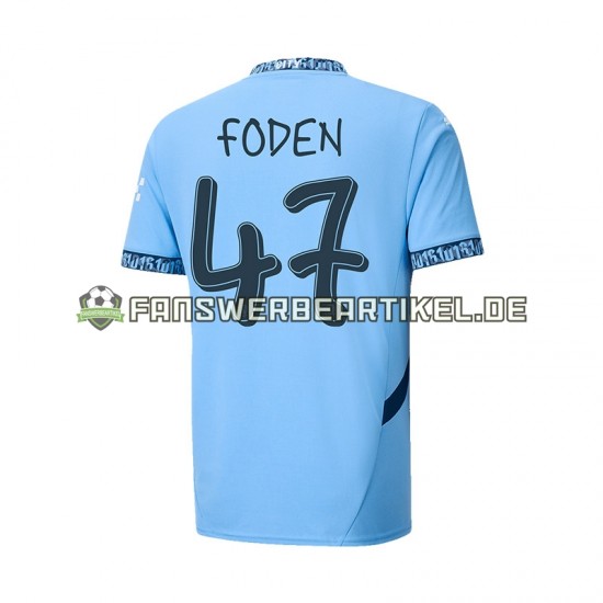 UCL Font FODEN 47 Trikot Manchester City Herren Heimausrüstung 2024-2025 Kurzarm