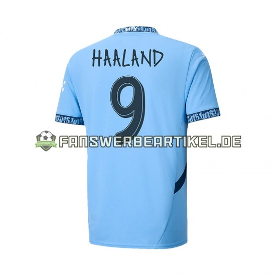 UCL Font Haaland 9 Trikot Manchester City Herren Heimausrüstung 2024-2025 Kurzarm