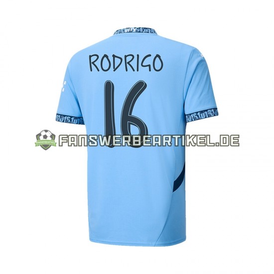 UCL Font RODRIGO 16 Trikot Manchester City Herren Heimausrüstung 2024-2025 Kurzarm