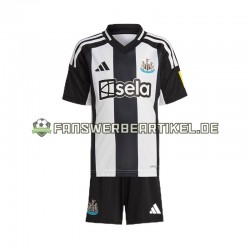 Trikot Newcastle United Kinder Heimausrüstung Schwarz 2024-2025 Kurzarm