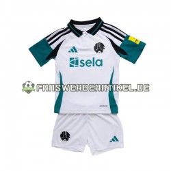 Trikot Newcastle United Kinder Ausweich ausrüstung 2024-2025 Kurzarm