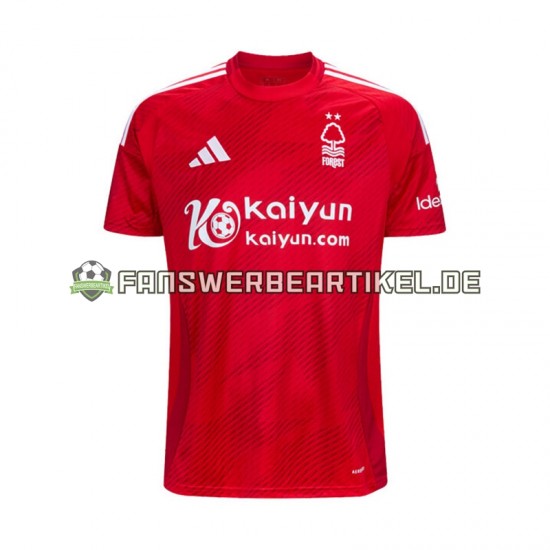 Trikot Nottingham Forest Herren Heimausrüstung 2024-2025 Kurzarm