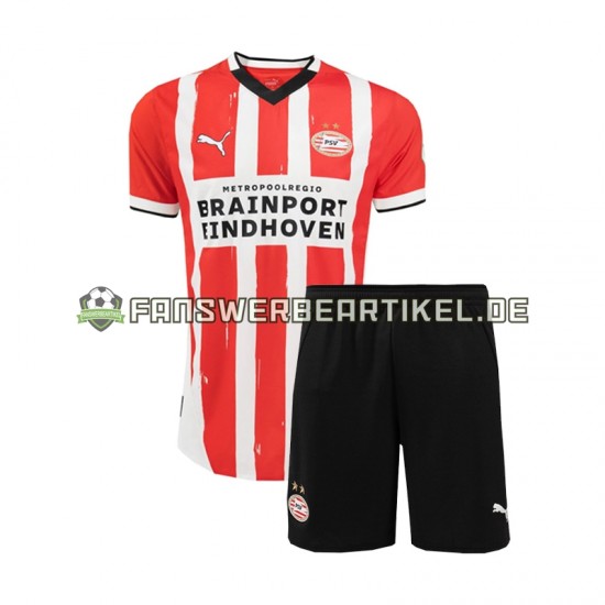 Trikot PSV Eindhoven Kinder Heimausrüstung 2024-2025 Kurzarm