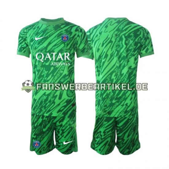 Torwart Trikot Paris Saint-Germain Kinder Auswärtsausrüstung 2024-2025 Kurzarm