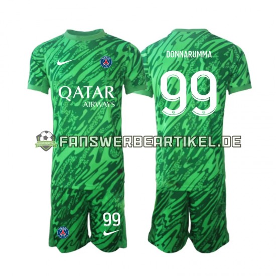 Gianluigi Donnarumma 99 Torwart Trikot Paris Saint-Germain Kinder Auswärtsausrüstung 2024-2025 Kurzarm