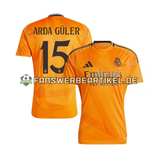 Arda Guler 15 Trikot Real Madrid Herren Auswärtsausrüstung 2024-2025 Kurzarm