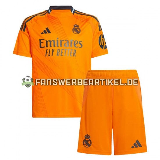 Trikot Real Madrid Kinder Auswärtsausrüstung 2024-2025 Kurzarm