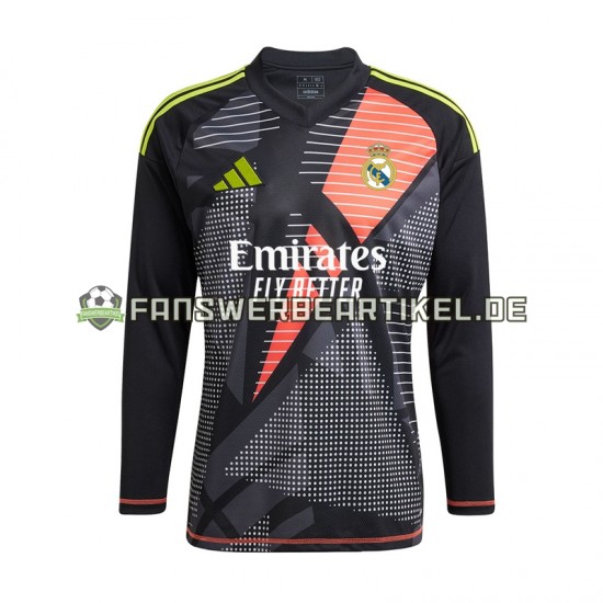 Torwart Trikot Real Madrid Herren Auswärtsausrüstung 2024-2025 Langarm