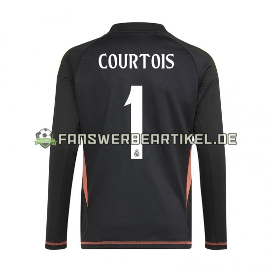 Thibaut Courtois 1 Torwart Trikot Real Madrid Herren Auswärtsausrüstung 2024-2025 Kurzarm