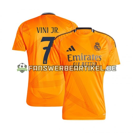 VINI JR 7 Trikot Real Madrid Herren Auswärtsausrüstung 2024-2025 Kurzarm