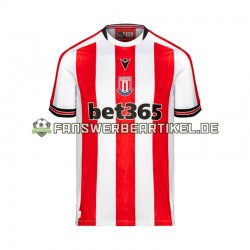 Trikot Stoke City Herren Heimausrüstung 2024-2025 Kurzarm
